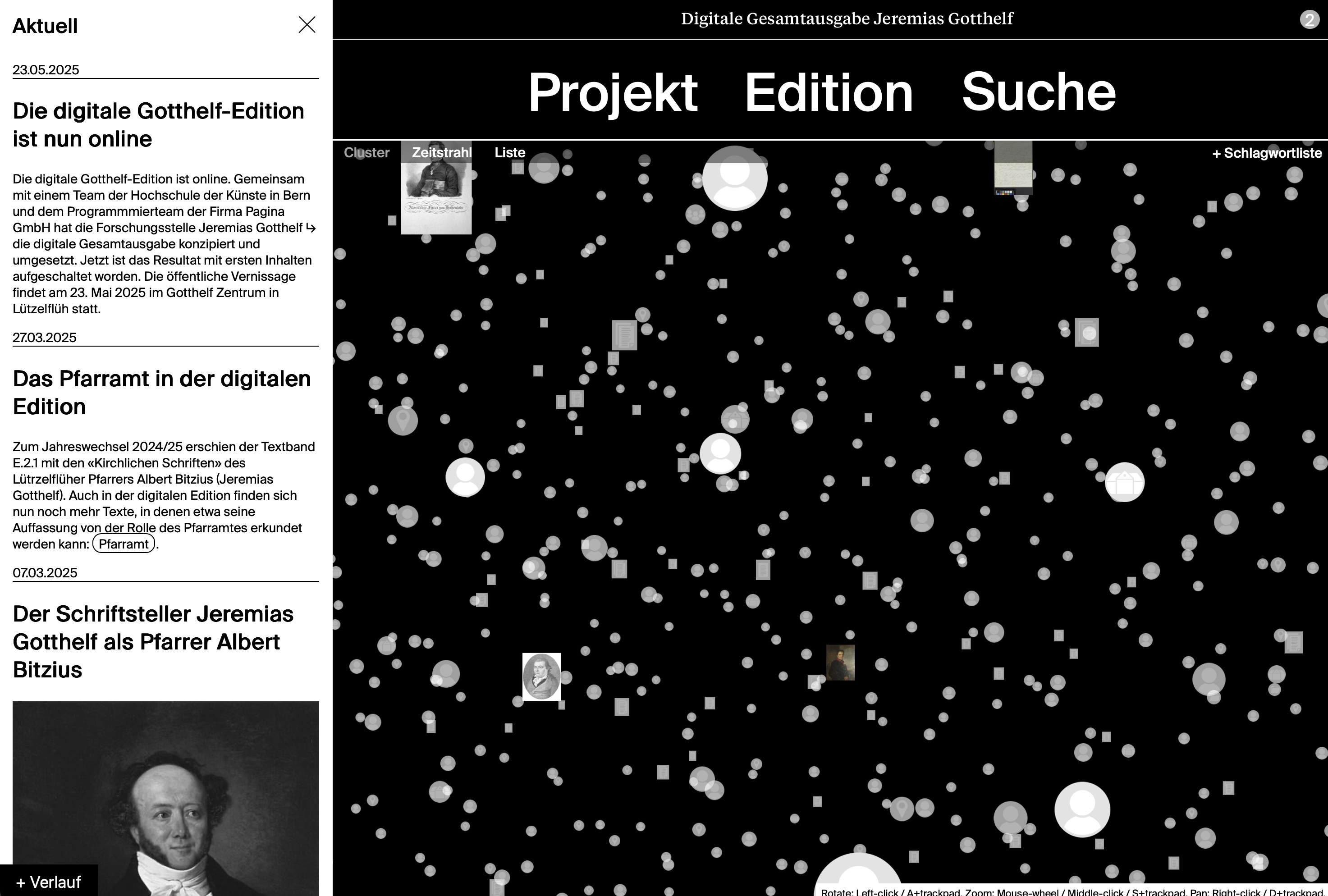Titelbild: Forschungsstelle Jeremias Gotthelf Titelbild: Forschungsstelle Jeremias Gotthelf